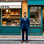 Adapting to Market Changes**

"A determined entrepreneur in professional dress, standing confidently in front of a small, modernized shop in a bustling Italian neighborhood, fully clothed, appropriate attire, safe for work, perfect anatomy, correct proportions, natural pose, showcasing resilience and adaptation, professional photography, high quality, modest storefront."

**