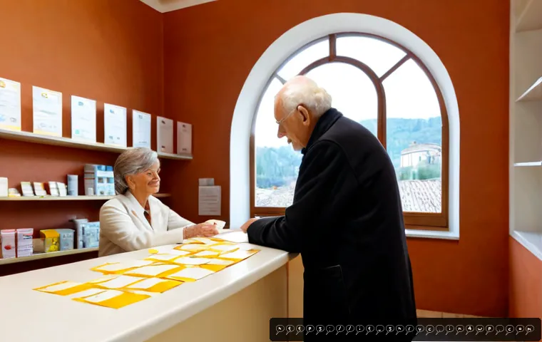 서비스 디자인 사고의 프로세스 단계 - Photorealistic service design research stage in a welcoming Italian community pharmacy, an empatheti...